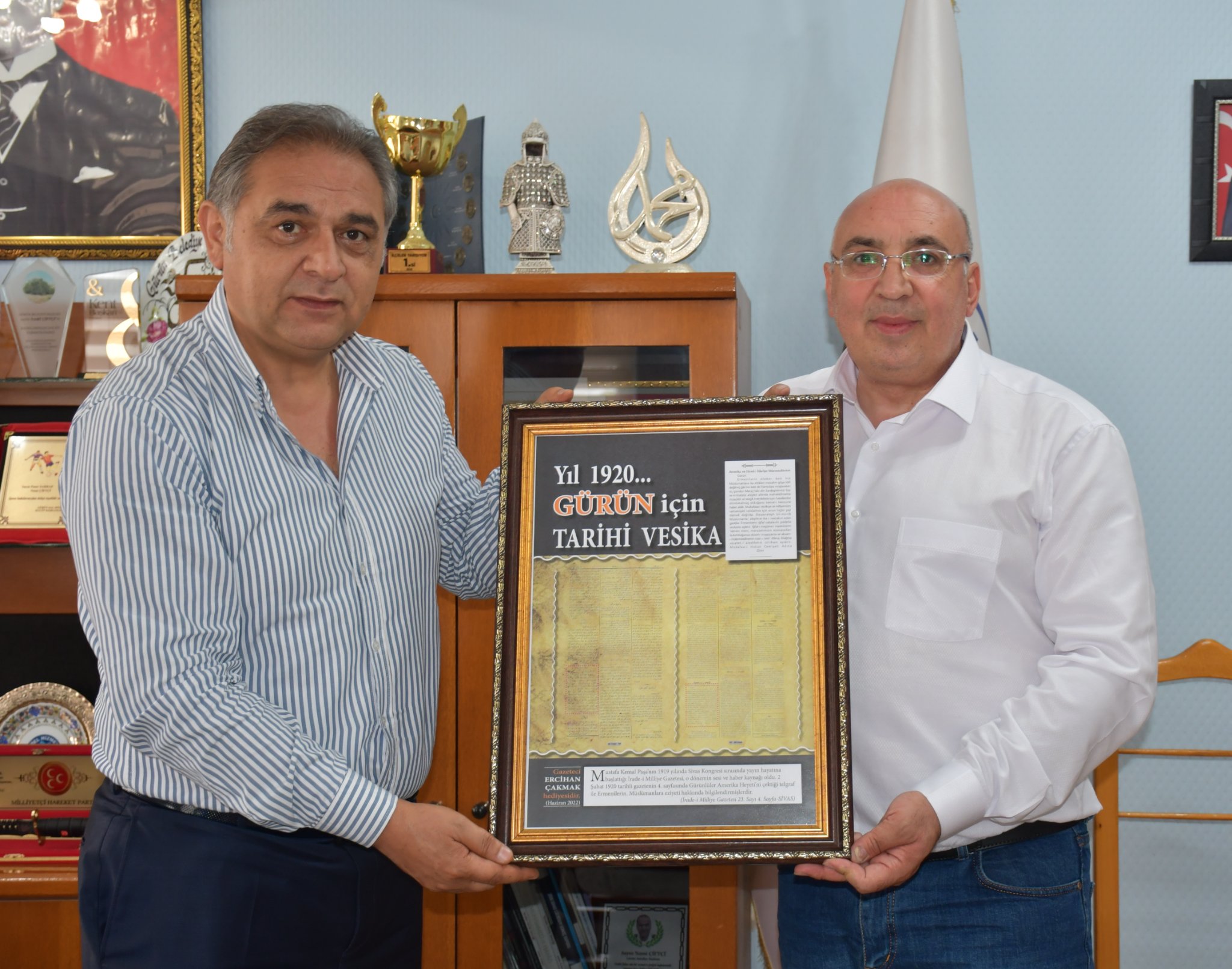  KIRIKKALE GAZETECİLER CEMİYET BAŞKANI ÇAKMAK’TAN ZİYARET