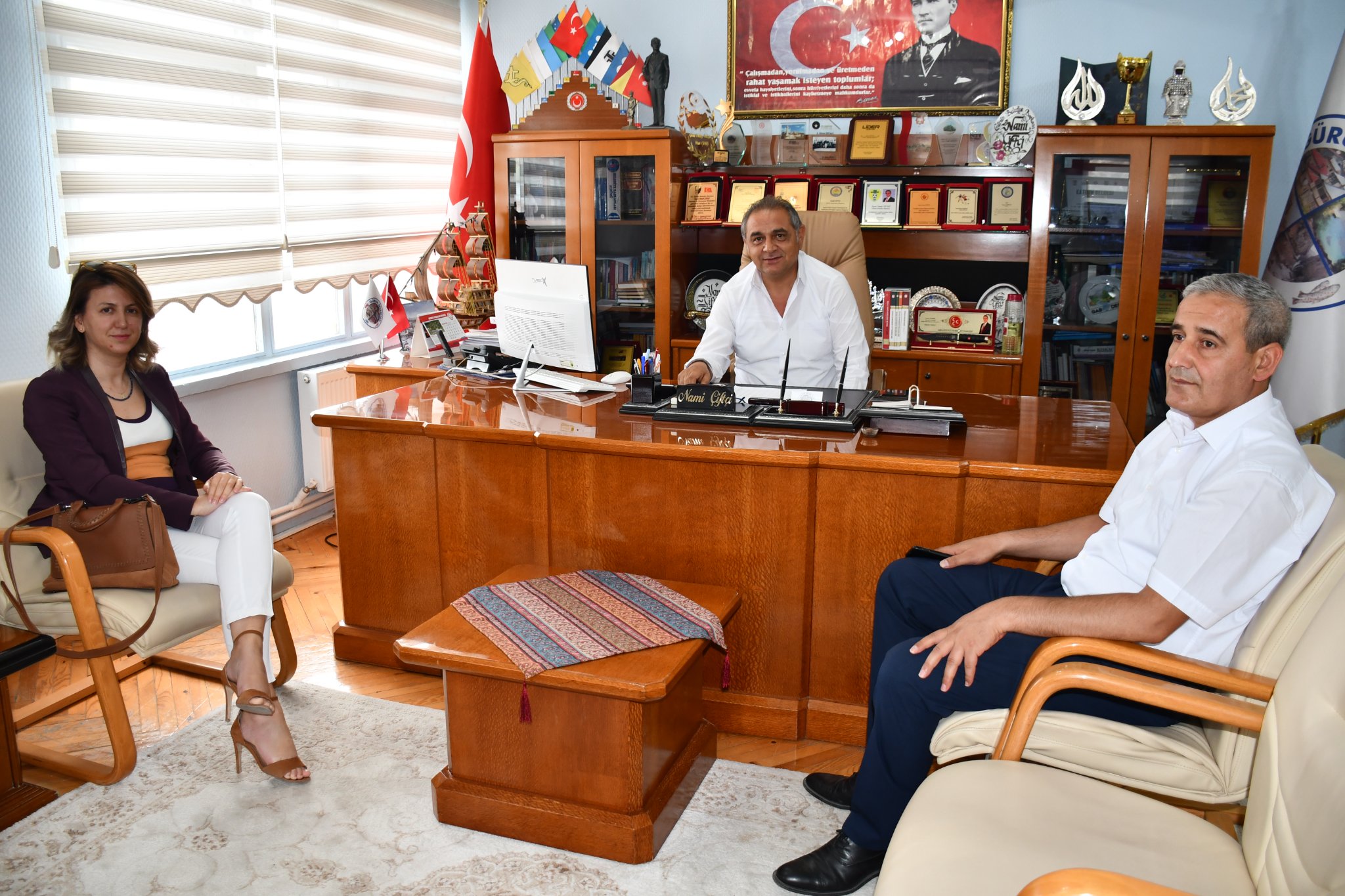 BAŞKAN ÇİFTÇİ’YE İADE-İ ZİYARET