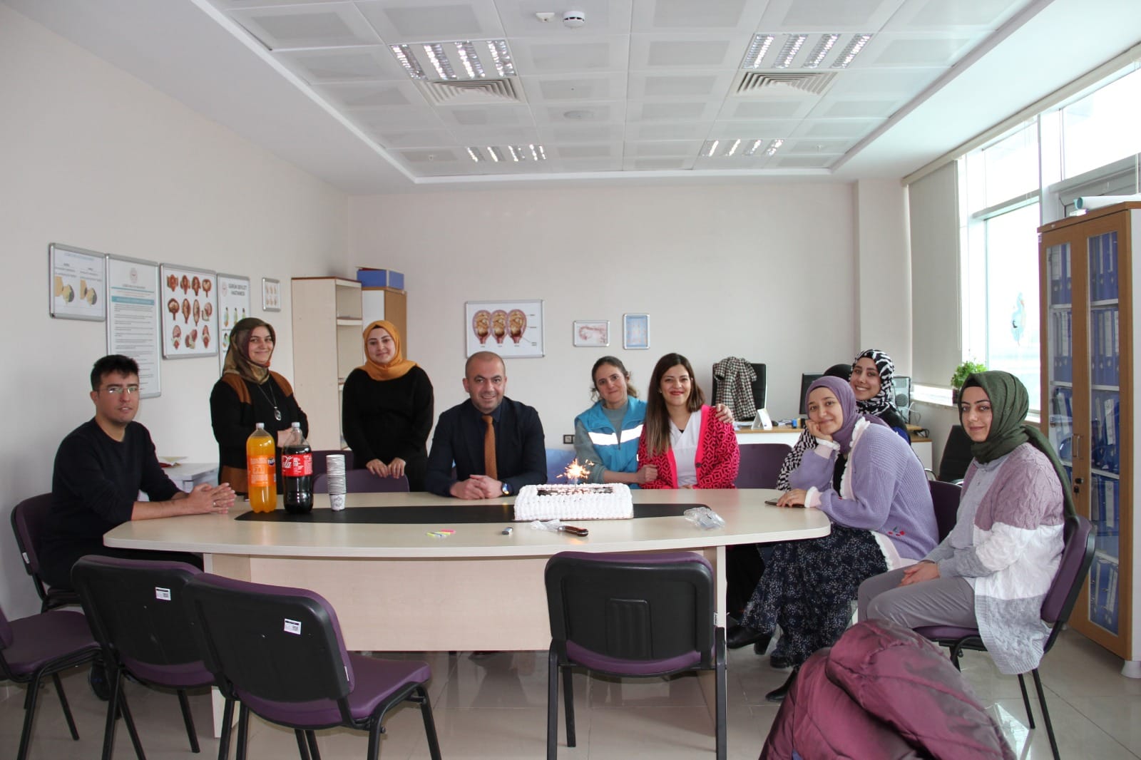 GÜRÜN DEVLET HASTANESİ'NDE VEDA PROGRAMI DÜZENLENDİ 