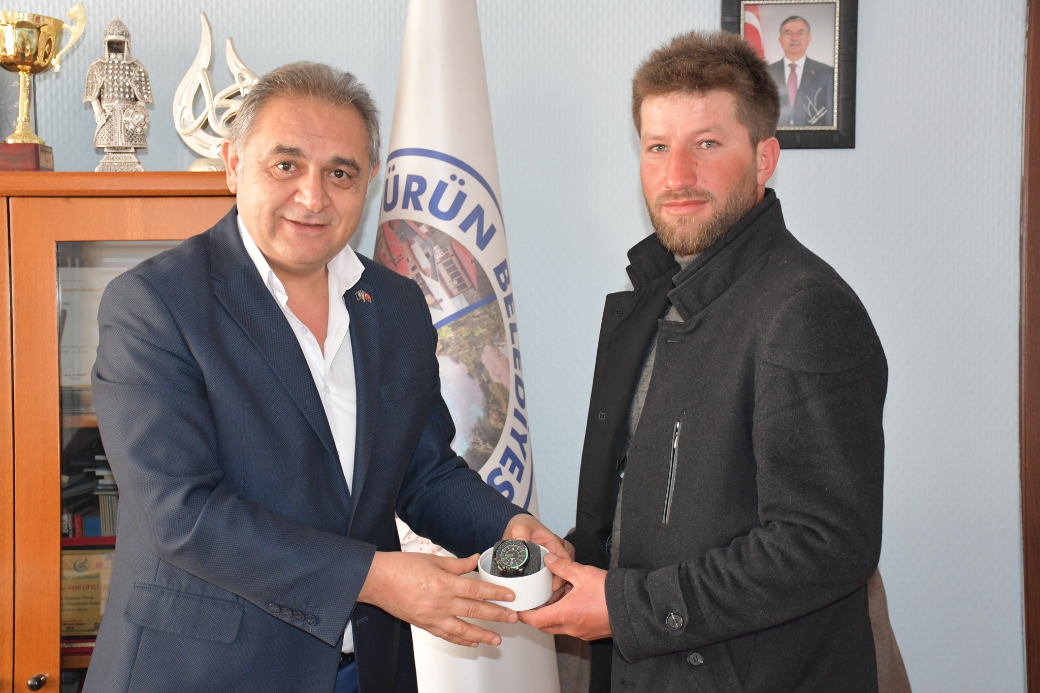 BAŞKAN ÇİFTÇİ, TARIK KARA’YI MAKAMINDA AĞIRLADI
