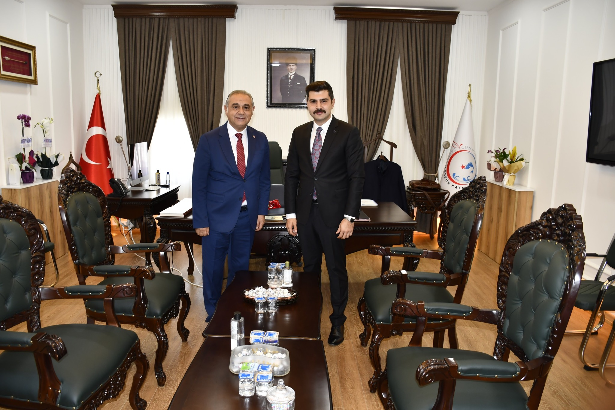 Yeni Gürün Kaymakamı Alper Özkan’a Hayırlı Olsun Ziyareti