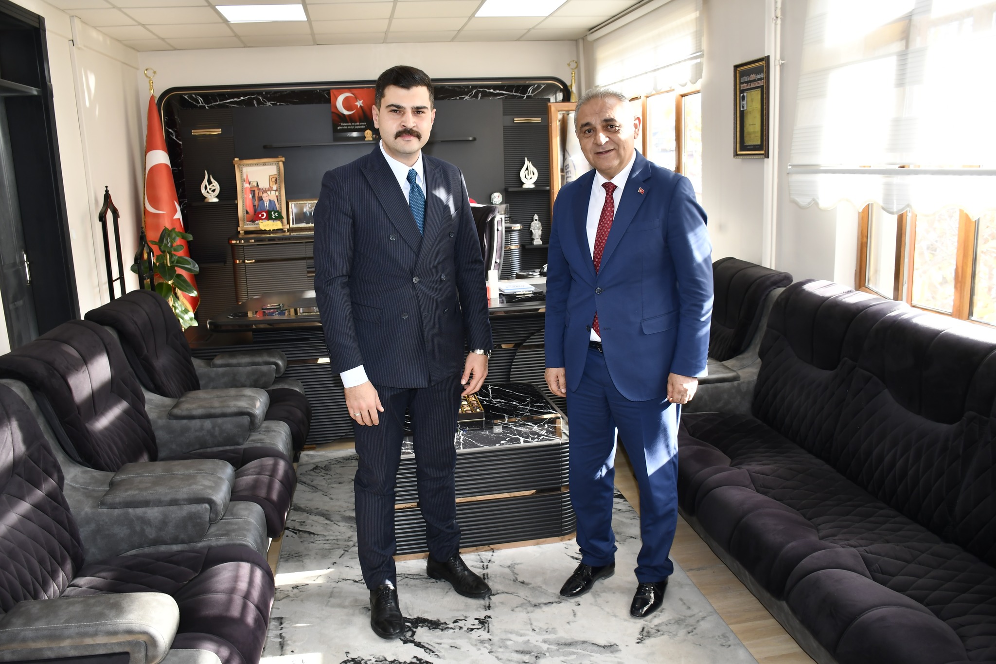 Gürün Kaymakamı Selami Alper Özkan Belediye Başkanı Çiftçi’yi Ziyaret Etti