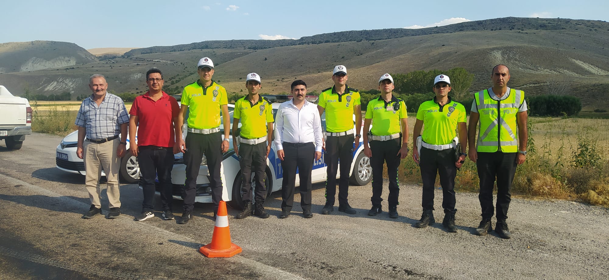   KAYSERİ-MALATYA KARAYOLUNDA DRONELİ DENETİM