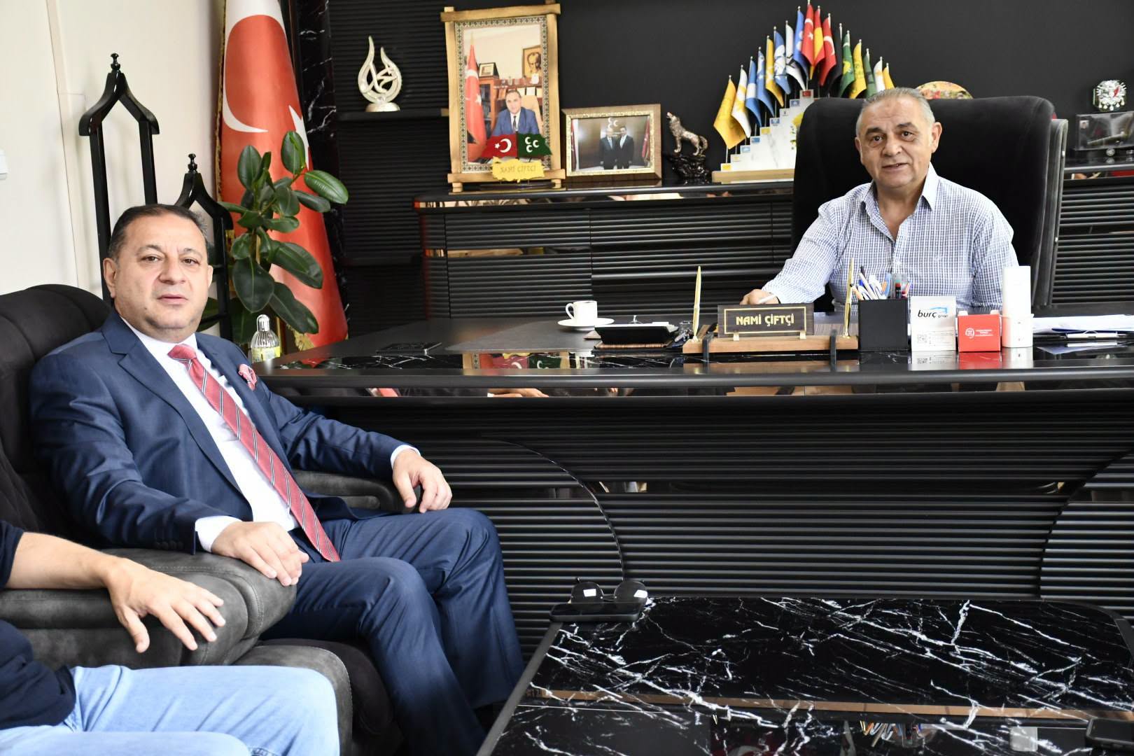 STSO Başkan Adayı Eken’den Belediye Başkanına Ziyaret