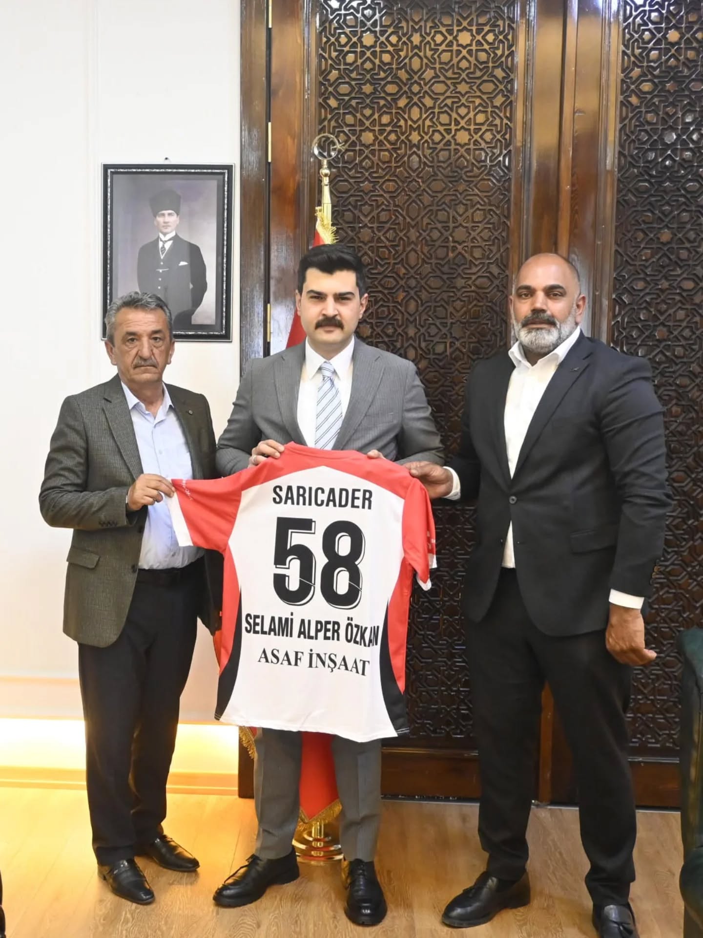 Sarıca Köyünden Kaymakam Özkan’a Ziyaret