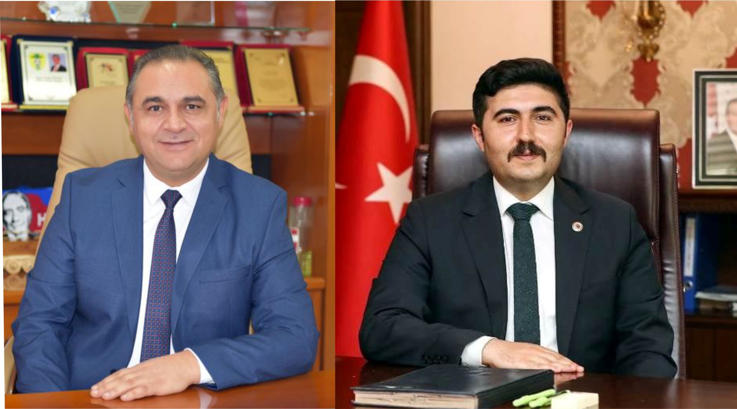 BAŞKAN ÇİFTÇİ VE KAYMAKAM HALİL YAZICI’DAN YENİ YIL MESAJI