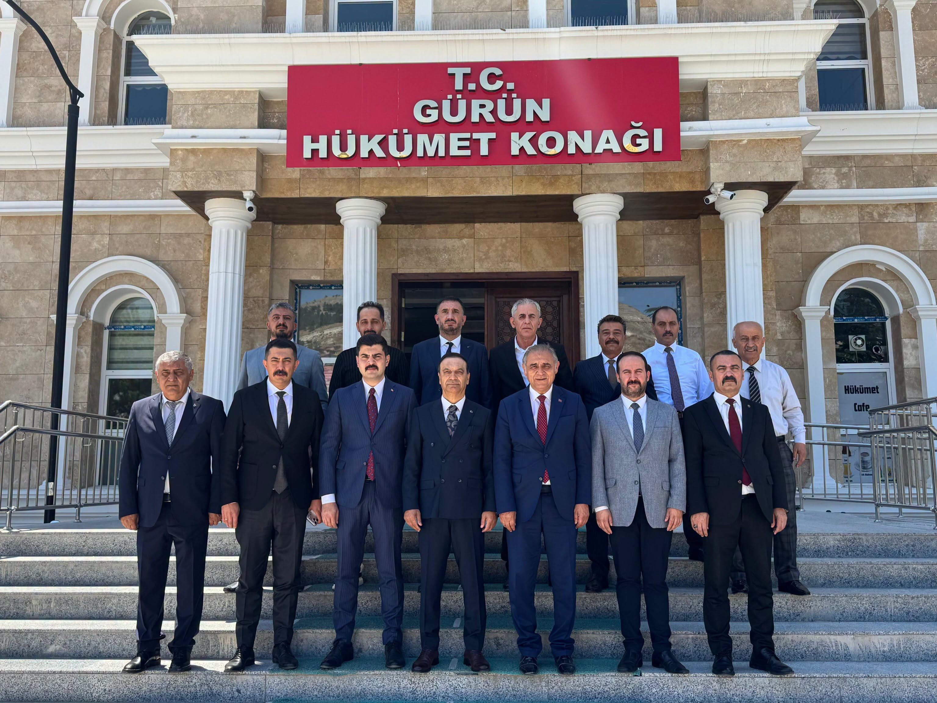 MHP Heyetinden Kaymakam Selami Alper Özkan’a Nezaket Ziyareti