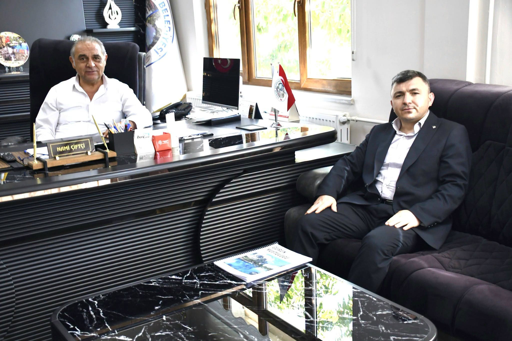 Gürün Müftüsü Uludaş’tan Başkan Çiftçi’ye Veda Ziyareti