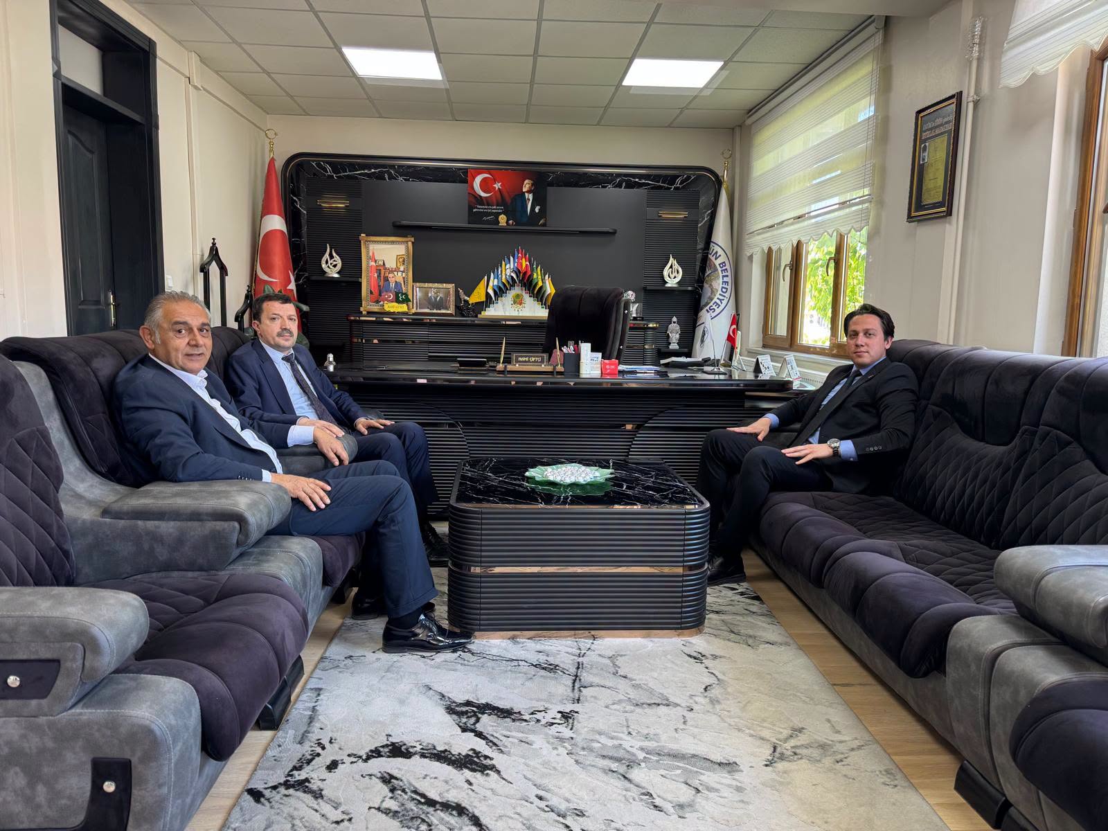 Adalet Başmüfettişi Kasapoğlu’ndan Başkan Çiftçi’ye Nezaket Ziyareti