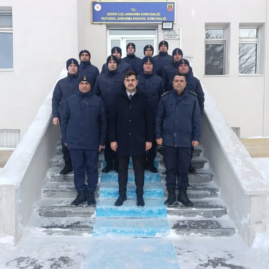 Gürün Kaymakamı Özkan’dan Yazyurdu Jandarma Karakoluna Ziyaret