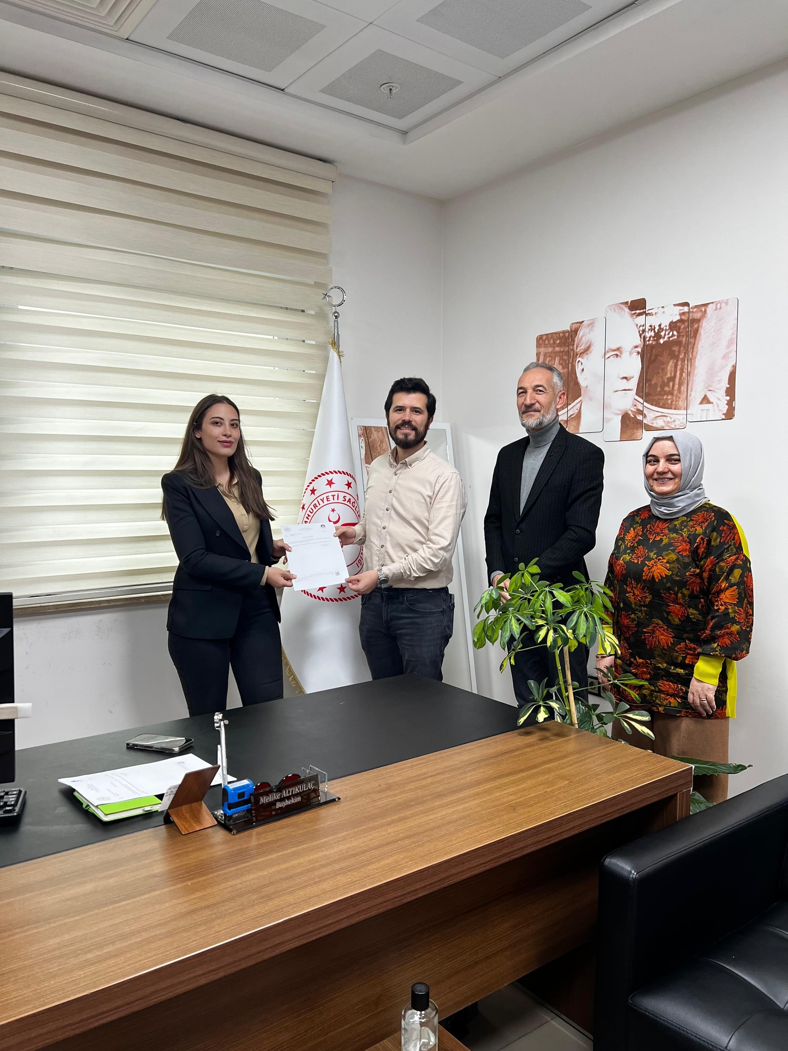 Gürün Devlet Hastanesi Başhekimine  Ziyaret